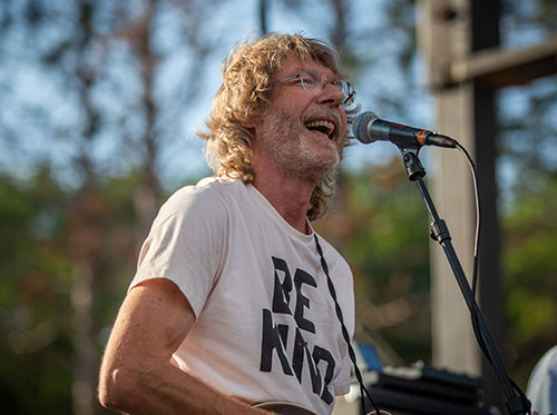 Sam Bush returns to the 2023 Blue Ox Music Festival.
