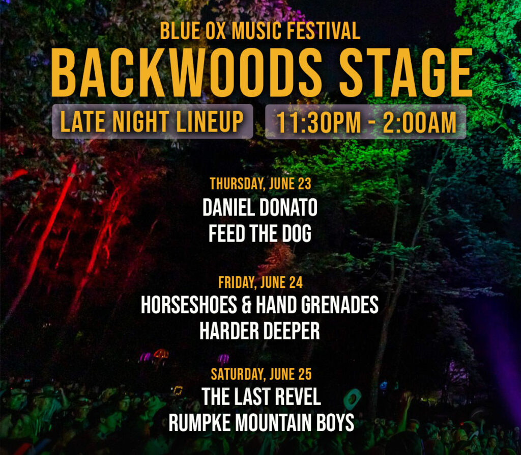 Backwoods Festival 2025 Lineup