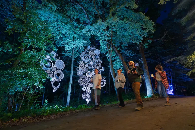 art in the pines at blue ox music fest