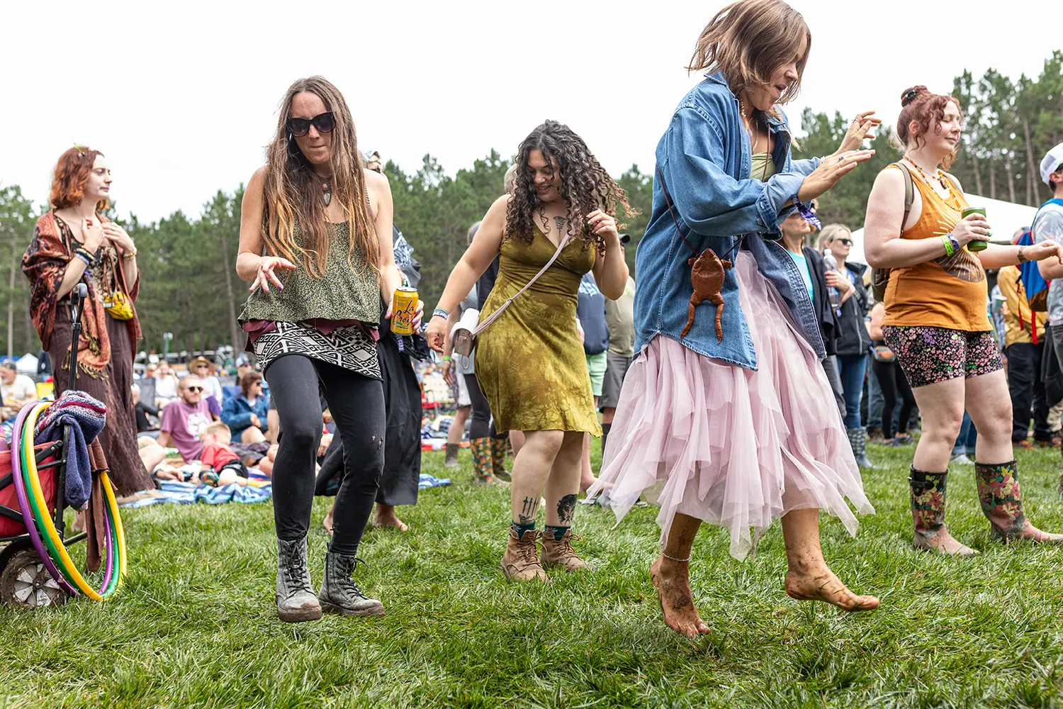group of women dancing