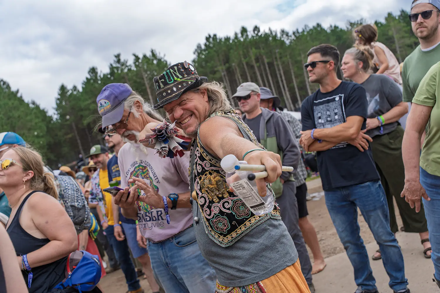 group of people dancing at blue ox music fest